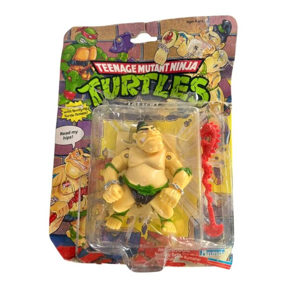Teenage Mutant Ninja Turtles Tattoo Toy Figure Playmates 1991 Vintage Collectibl - Picture 1 of 8